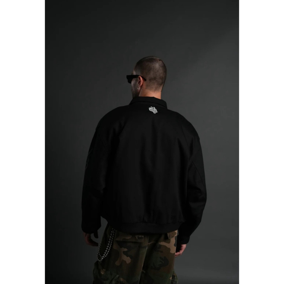 Darc Sport Finite Future Bloodline Moe Embroidered Canvas Full Zip Jacket Medium - Picture 11 of 12